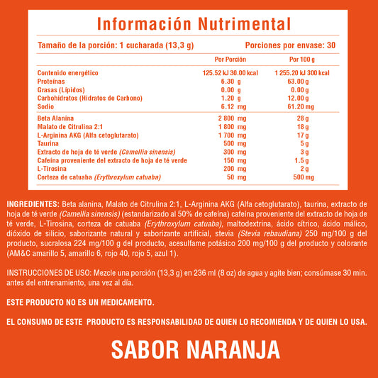 Essential Pre Workout 30 srvs