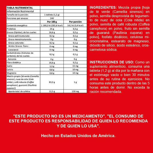 Core Series Caffeine 240 tabs