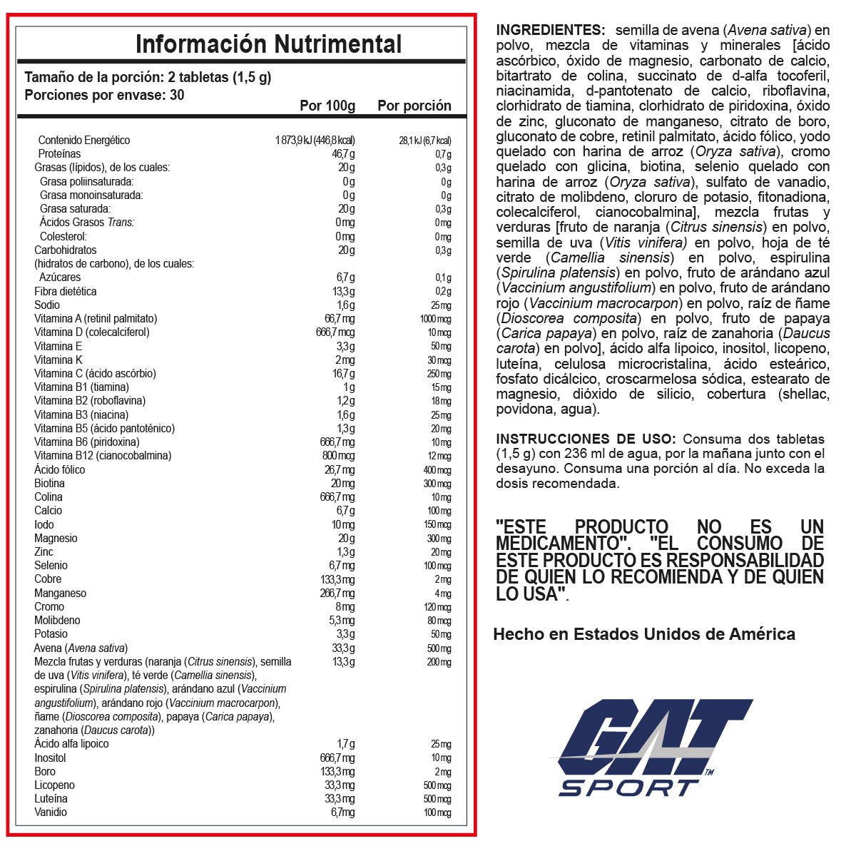 Essentials Multi+Test 60 Tabs