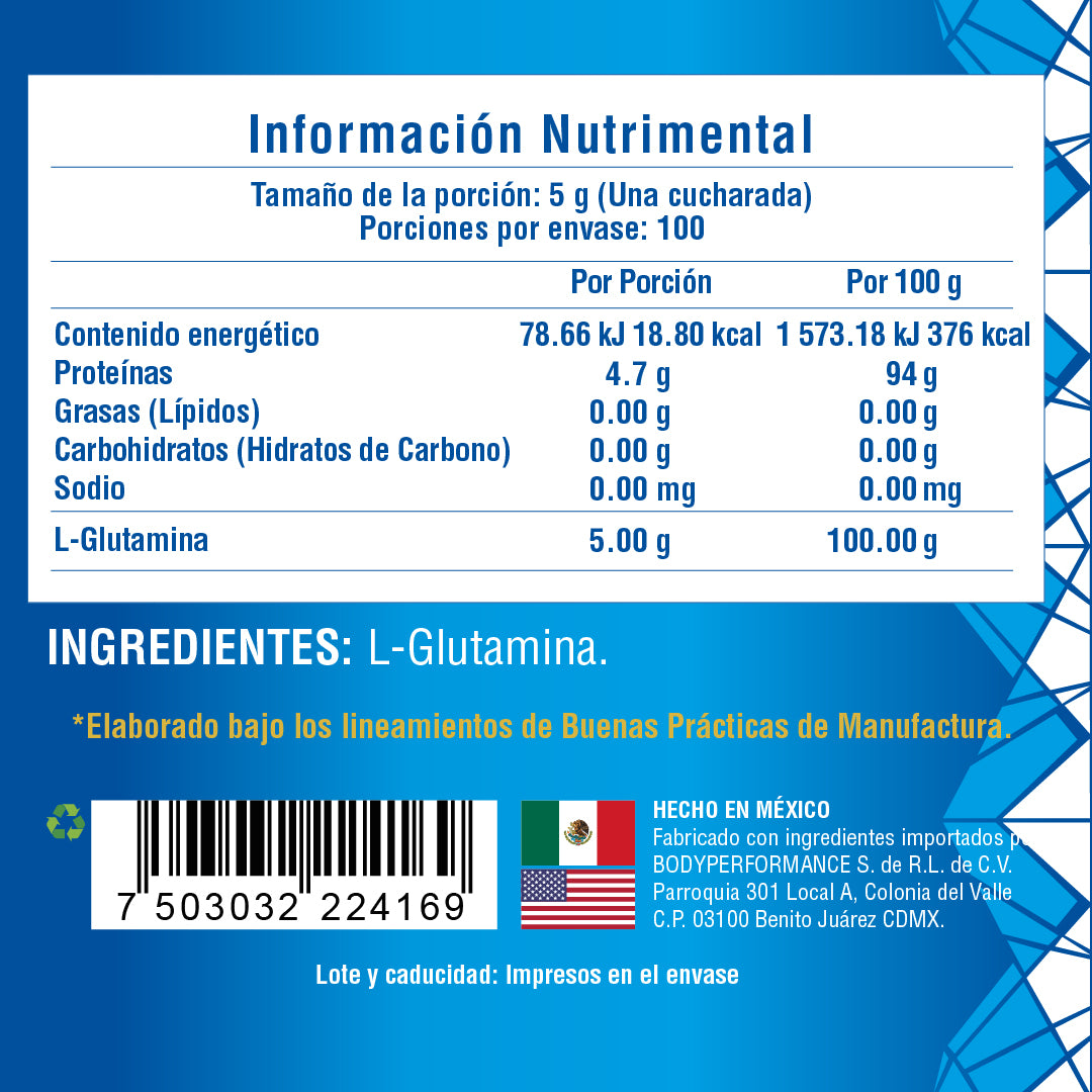 Glutamine Pep 500 g