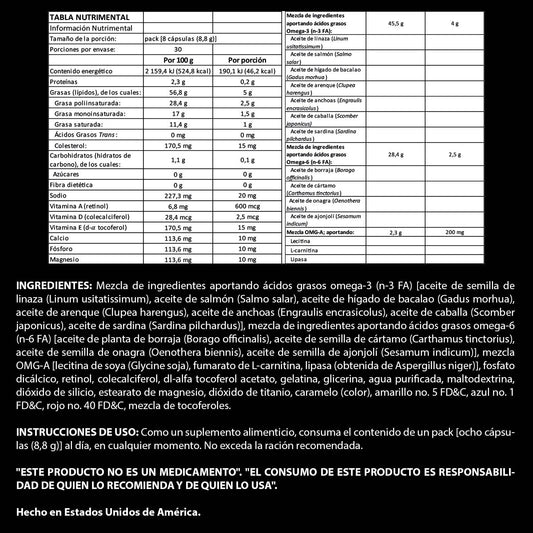 Animal Omega 30 Packs