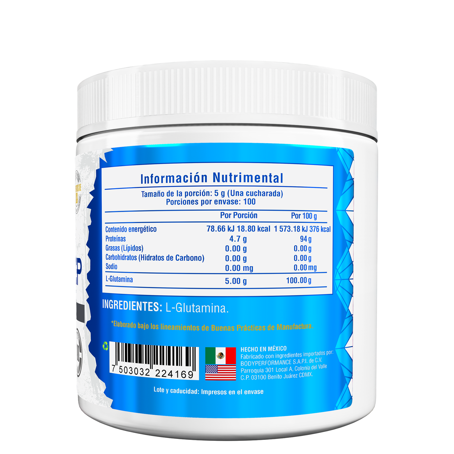 Glutamine Pep 500 g