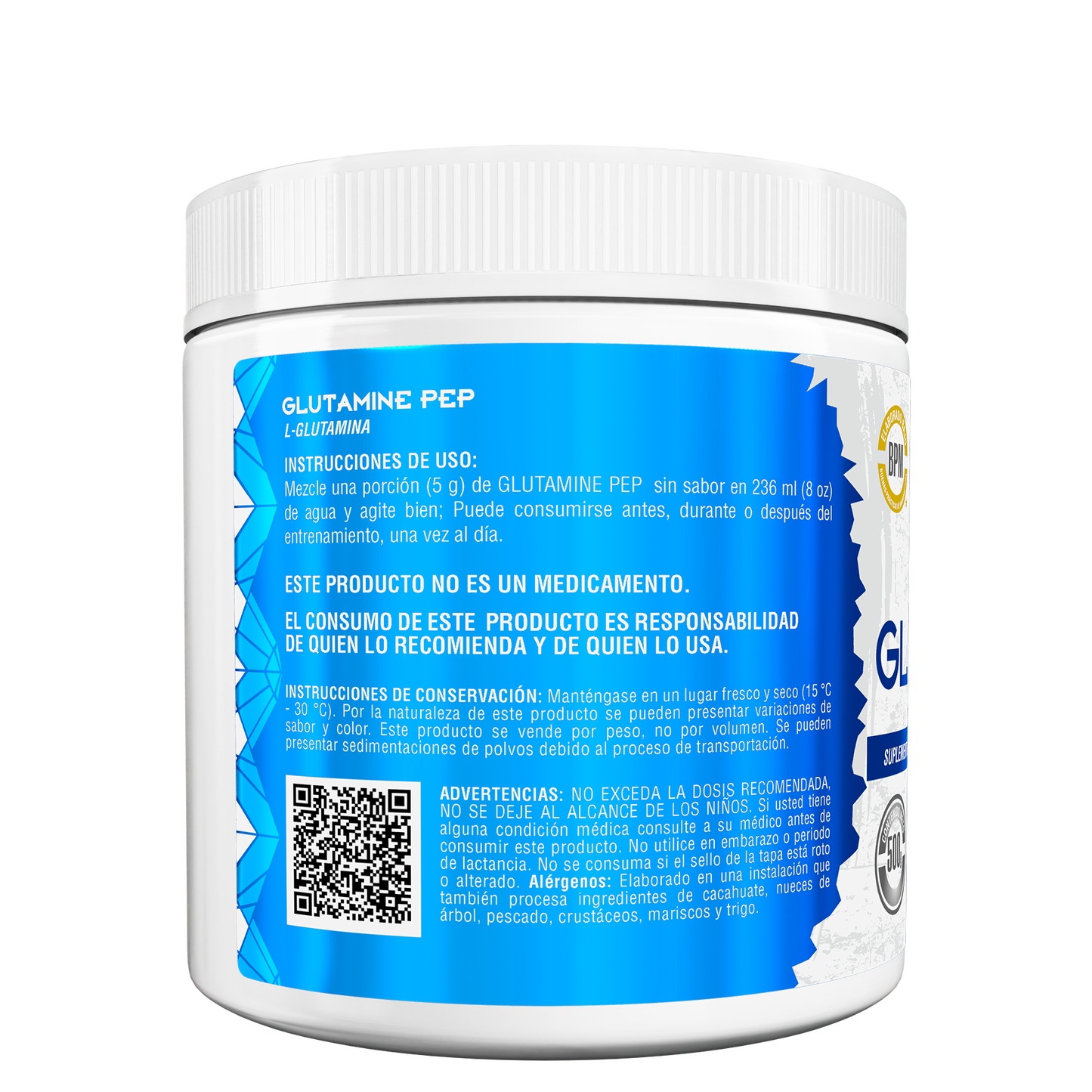 Glutamine Pep 500 g
