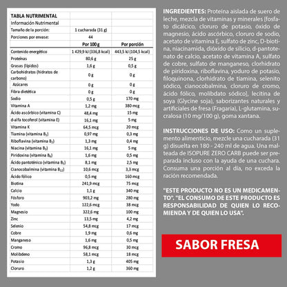 Isopure Zero 3 lb