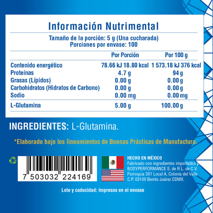 Glutamine Pep 500 g